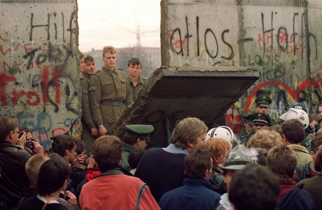November 1989 in Berlin. (Gerard Malie/AFP/Getty Images)