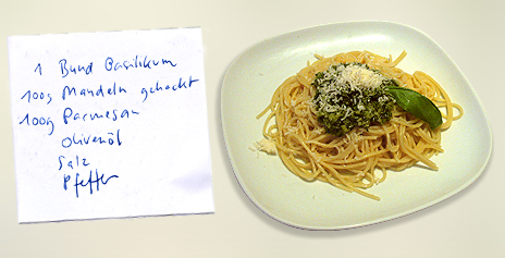 Pesto Rezeptore – Vom Hacken und Mörsern