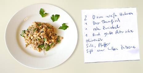 Insalata di Fagioli e Tonno – Bohnensalat mit Thunfisch