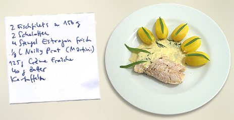 Fisch mit Estragon