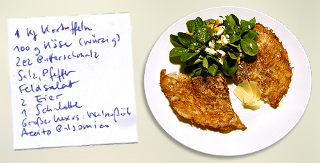 Rösti mit Feldsalat – Hopp Schwiiiz!