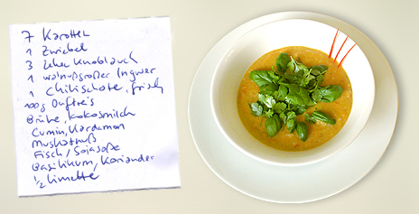 (Thai) Karottensuppe