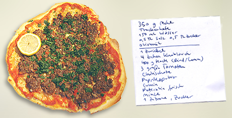 Lahmacun? Türkische Pizza