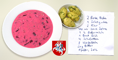 Saltibarscai – Kalte Rote Bete-Suppe aus Litauen