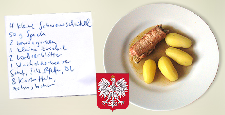 Zrazy – Polnische Schweinsrouladen