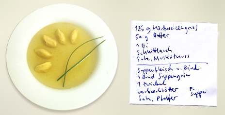 Griesnockensuppe