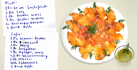 Graved Lachs – gebeizter Lachs