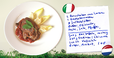 Geschmorte Lammhaxe mit Salbei und Tomaten (ITA) vs. Andijviestamppot
