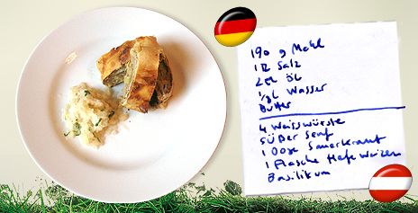 Weißwurst-Sauerkraut-Strudel – Deutschland gegen Österreich
