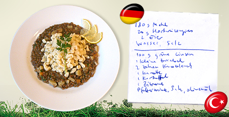 Spätzle (DEU) vs. Gedünstete Linsen (TUR)