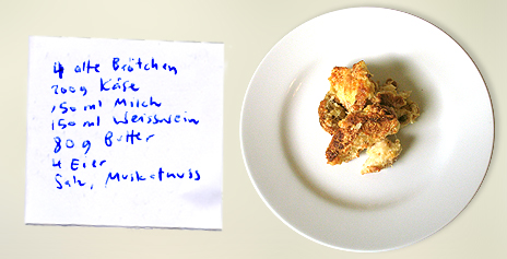 Ramequins – Brot-Käse-Wein-Soufflé