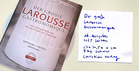 Der grosse Larousse Gastronomique