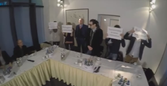"Aktiv gegen Rassismus" übernimmt AfD Pressekonferenz in Hannover