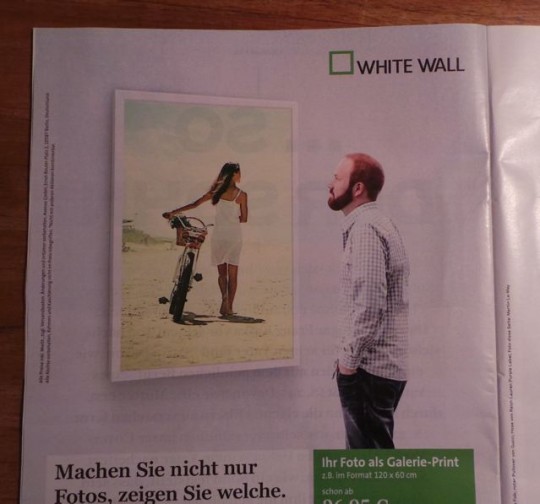 Werbung im Magazin der Süddeutschen © Reidl