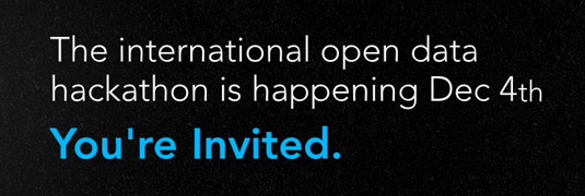 hackday website opendata international 2010