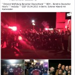 Fotostrecke der "Division Wolfsburg - Berserker Deutschland" © Screenshot Facebook
