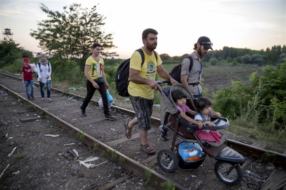 Flüchtlinge auf dem gefährlichem Endspurt nach Europa