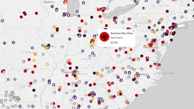 Hate Map: "Landkarte des Hasses" zeigt radikale Gruppen in den USA