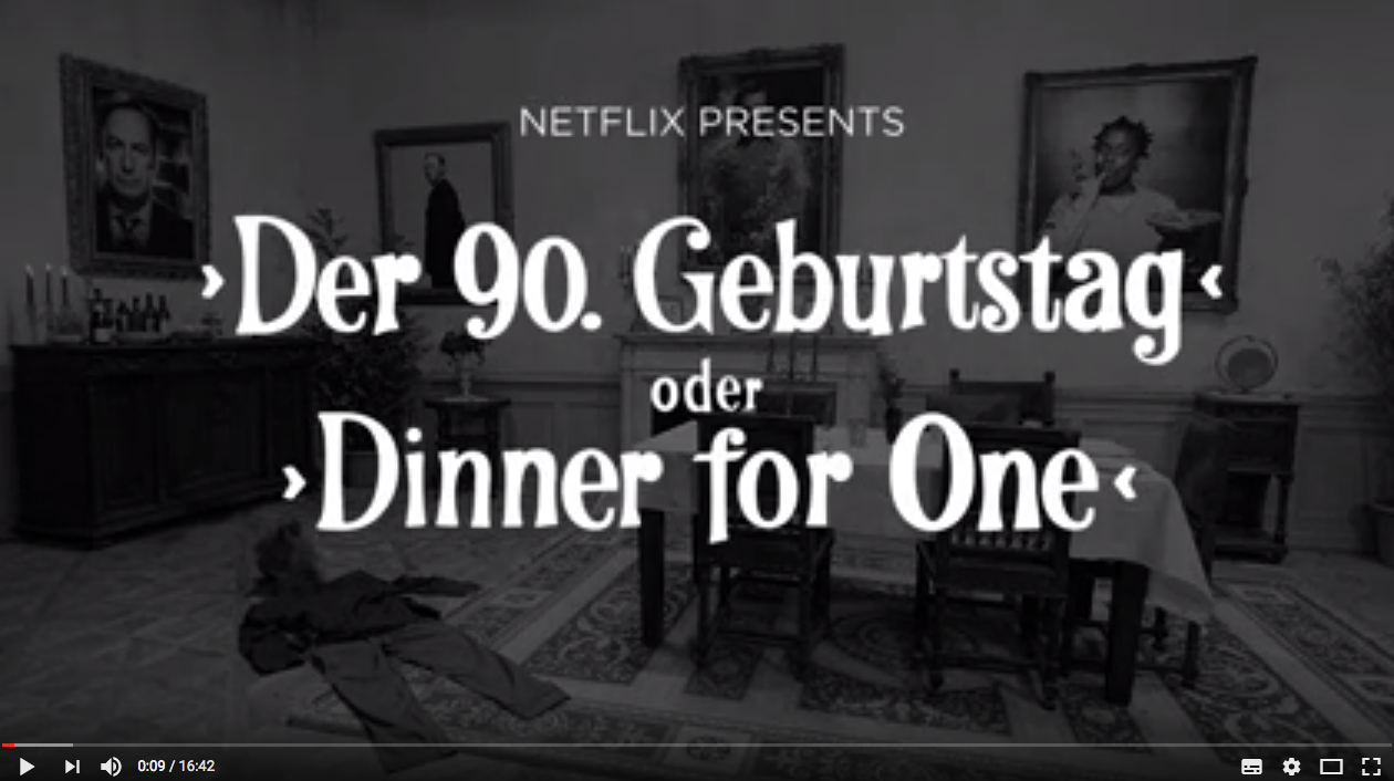 Dinner for One für Serienjunkies