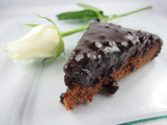 Schokoladen-Heidelbeer-Kuchen